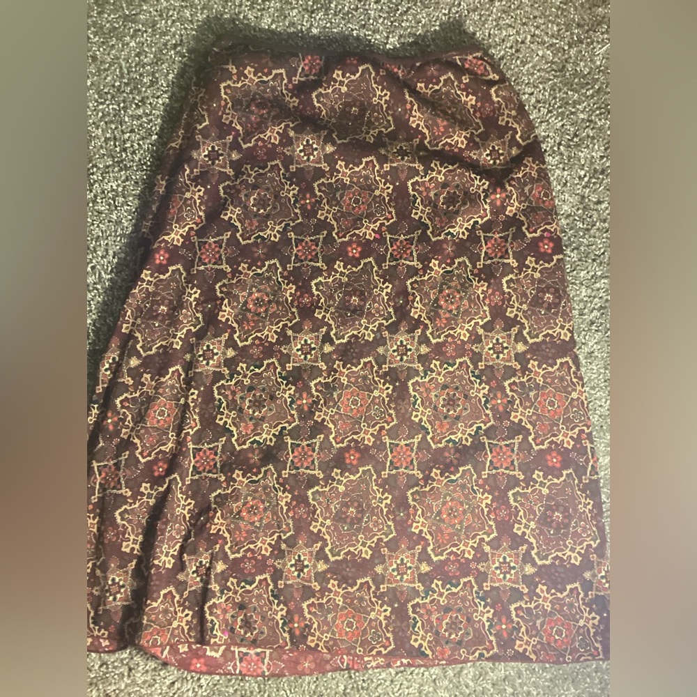 Wrapper Skirt boho bohemian hippie a line skirt